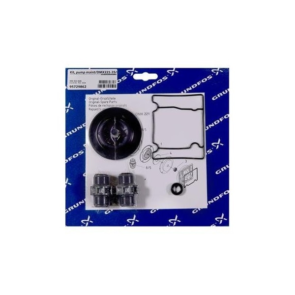 Pump Repair Parts- Kit, pump maintenance/DMX221-35/PVC/E/T, DMX Series.